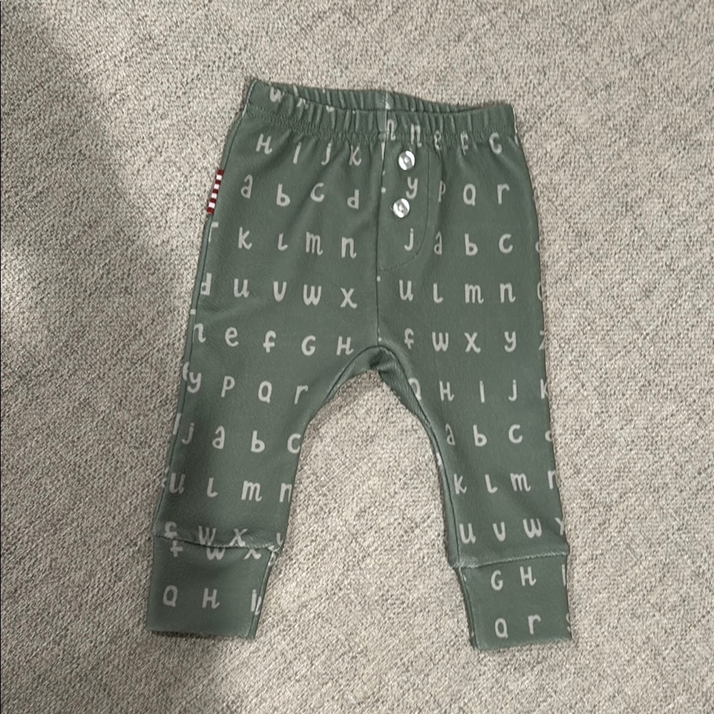 Alphabet Print Kids Bottoms